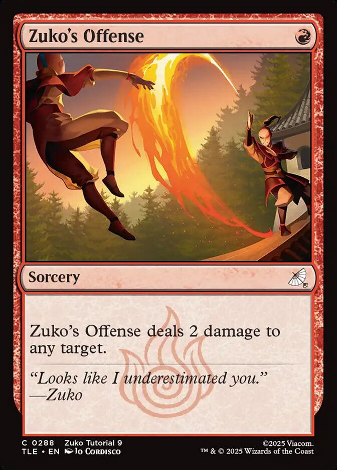 Zuko's Offense (TLE) (288) / Foil