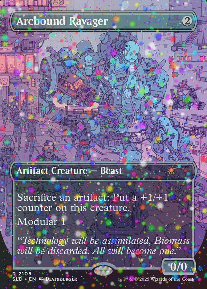 Arcbound Ravager (SLD) (2105) / Borderless / Galaxy Foil