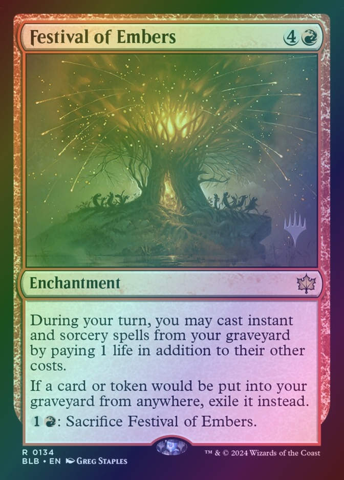 Festival of Embers (PBLB) (134p) / Foil