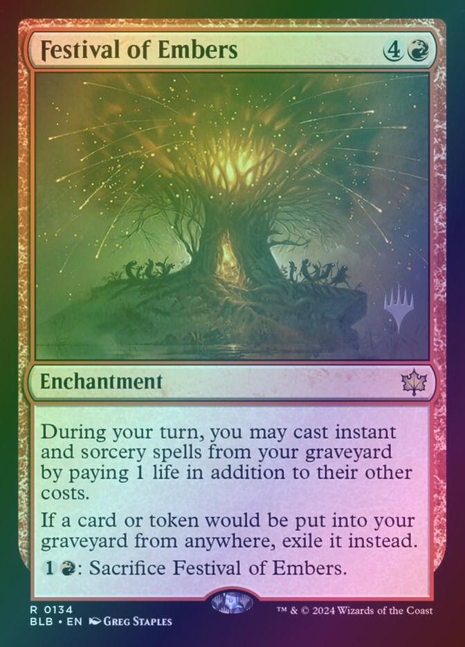 Festival of Embers (PBLB) (134p) / Foil