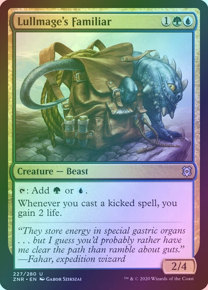 Lullmage's Familiar (ZNR) (227) / Foil