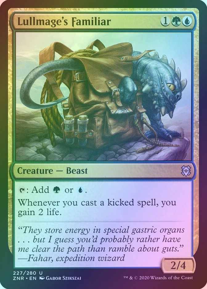 Lullmage's Familiar (ZNR) (227) / Foil