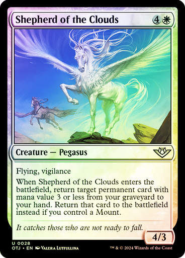 Shepherd of the Clouds (otj) (28) / Foil