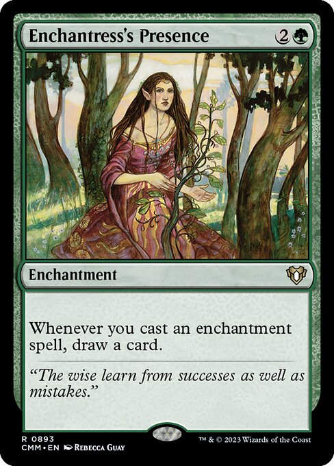 Enchantress's Presence (cmm) (Commander Deck)