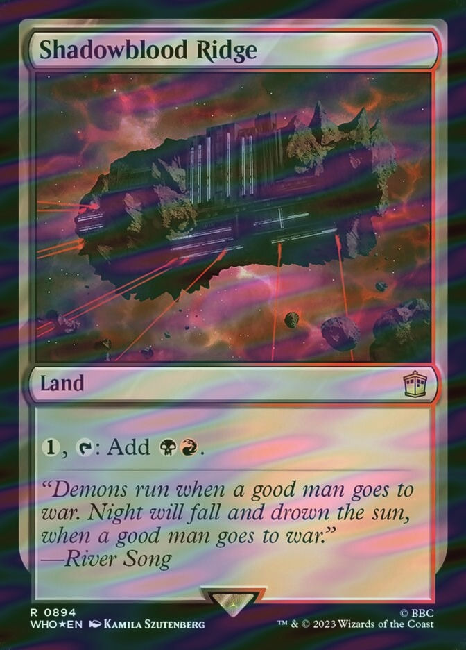 Shadowblood Ridge (WHO) (894) / Surge Foil