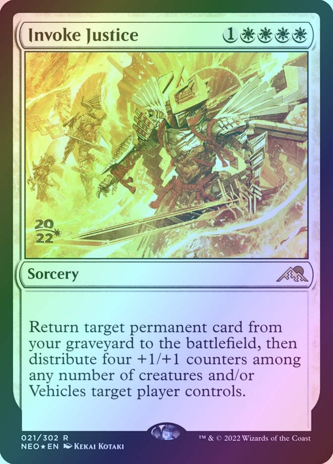 Invoke Justice (PNEO) (21s) / Foil