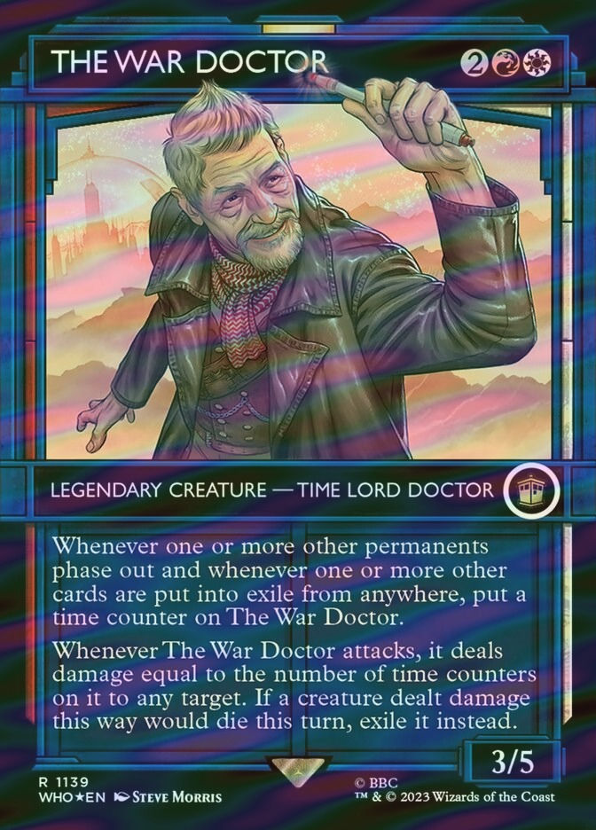 The War Doctor (WHO) (1139) / Borderless / Showcase / Surge Foil
