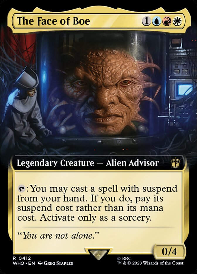 The Face of Boe (WHO) (412) / Extended Art