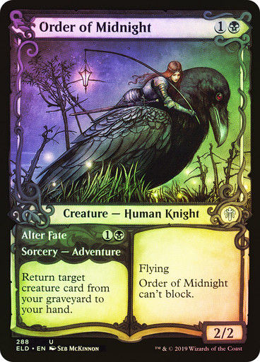Order of Midnight // Alter Fate (ELD) (288) / Showcase / Foil