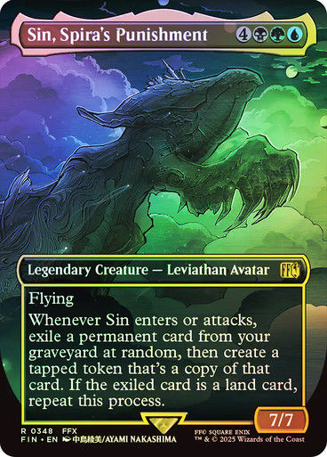 Sin, Spira's Punishment (FIN) (348) / Borderless / Foil