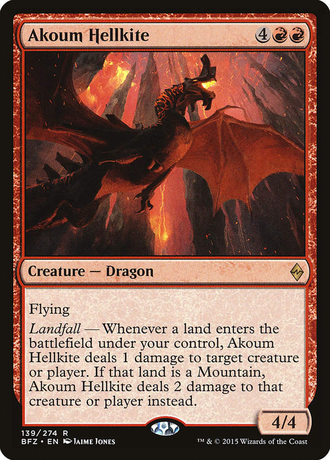 Akoum Hellkite (BFZ) (139)