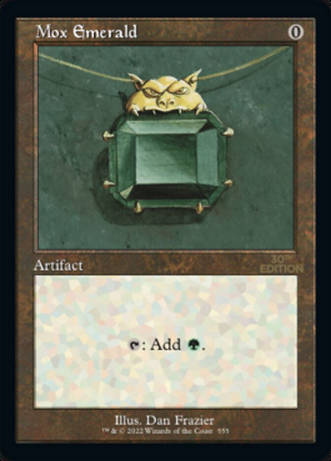 Mox Emerald (30a) / Retro Frame