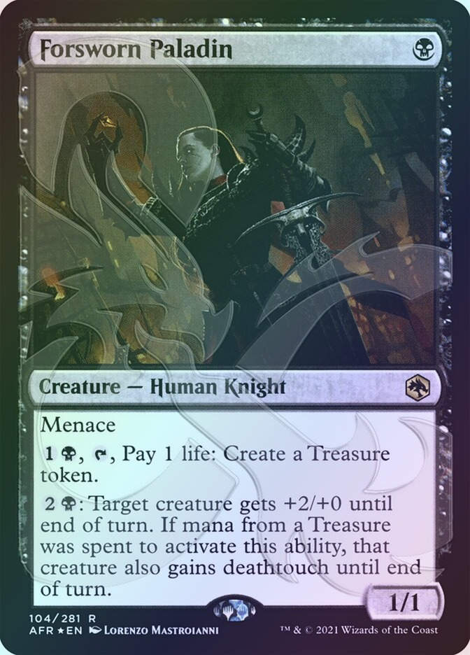 Forsworn Paladin (PAFR) (104a) / Embossed Foil