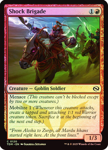 Shock Brigade (TDM) (120) / Foil