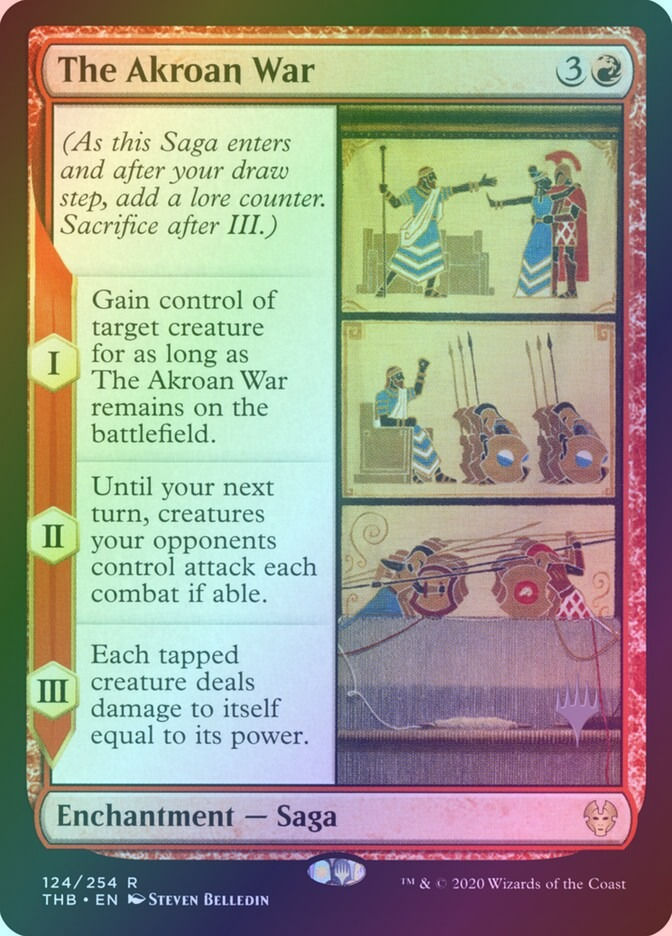 The Akroan War (PTHB) (124p) / Foil