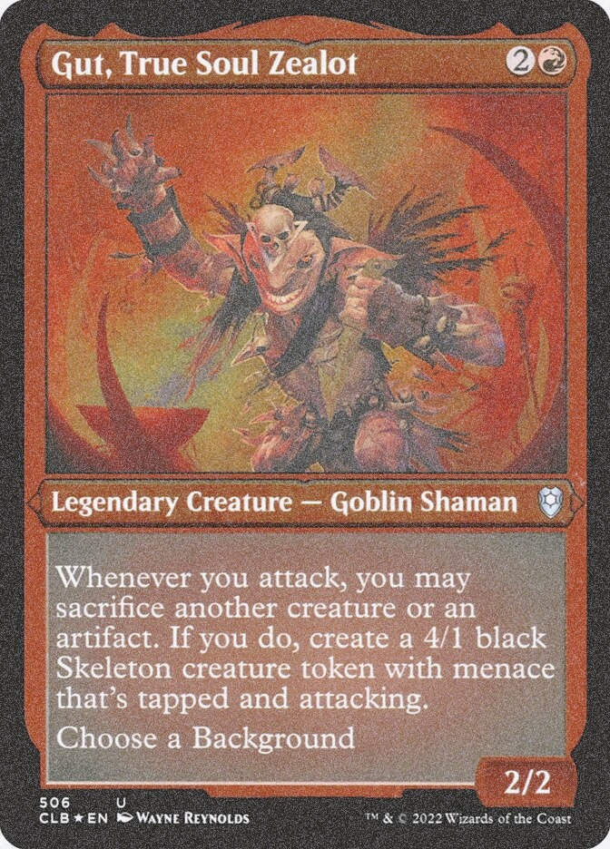 Gut, True Soul Zealot (CLB) (506) / Foil Etched