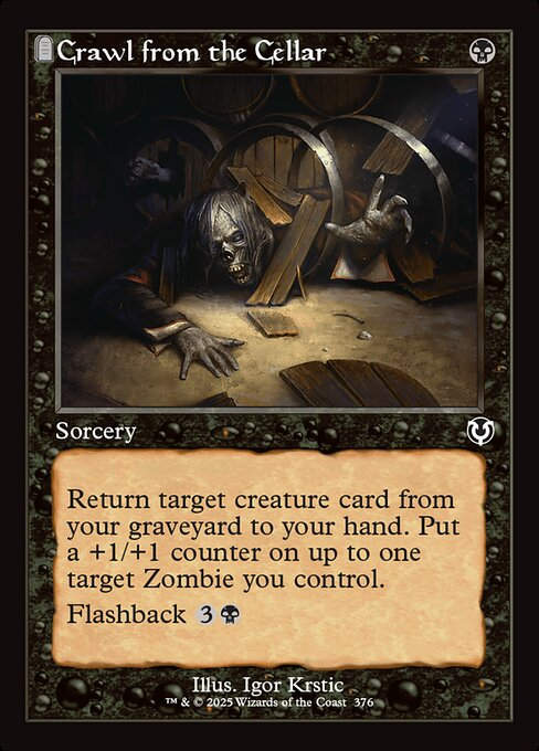 Crawl from the Cellar (INR) (376) / Retro Frame