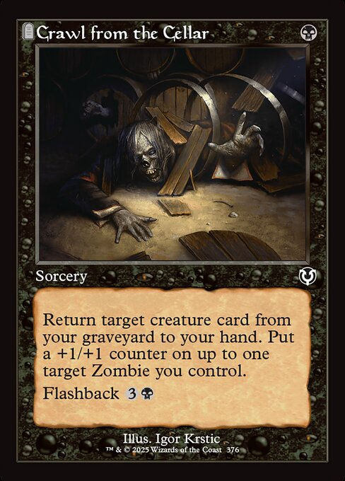 Crawl from the Cellar (INR) (376) / Retro Frame