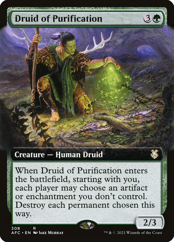 Druid of Purification (AFC) (308) / Extended Art