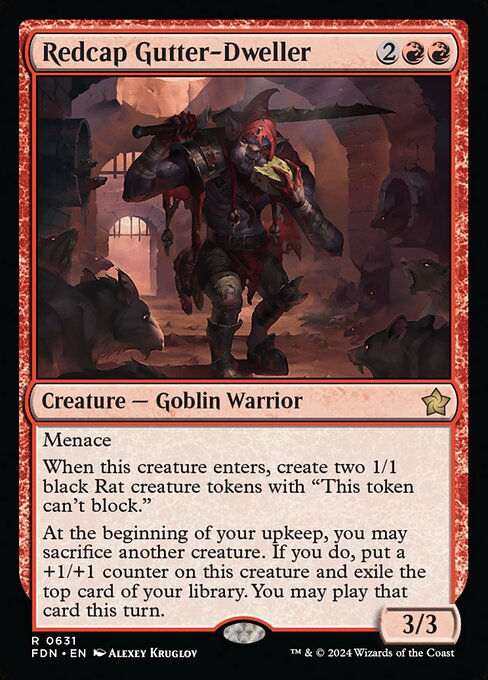 Redcap Gutter-Dweller (FDN) (631) (Starter)