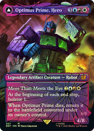Optimus Prime, Hero // Optimus Prime, Autobot Leader (BOT) (27)  / Foil — cara 1 de 2
