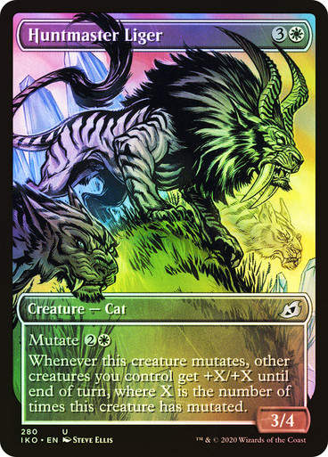 Huntmaster Liger (IKO) (280) / Showcase / Foil