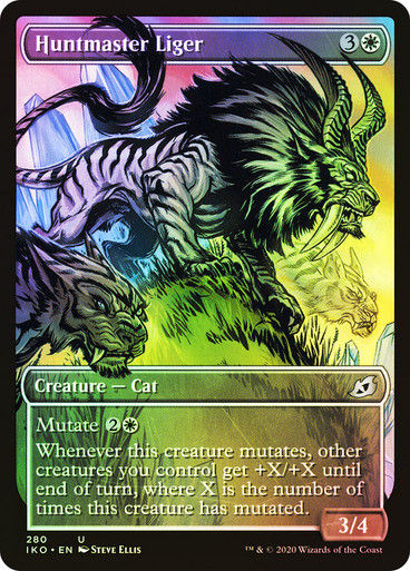 Huntmaster Liger (IKO) (280) / Showcase / Foil
