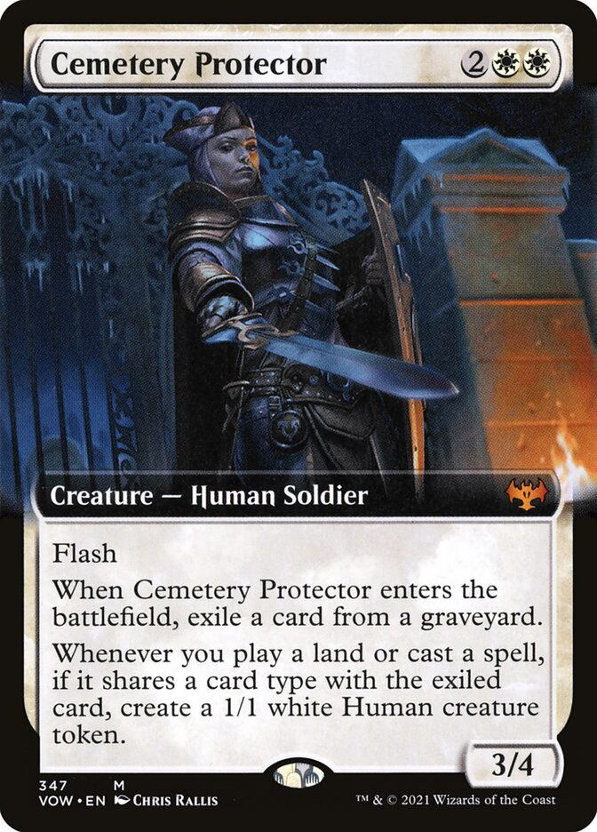 Cemetery Protector (VOW) (347) / Extended Art