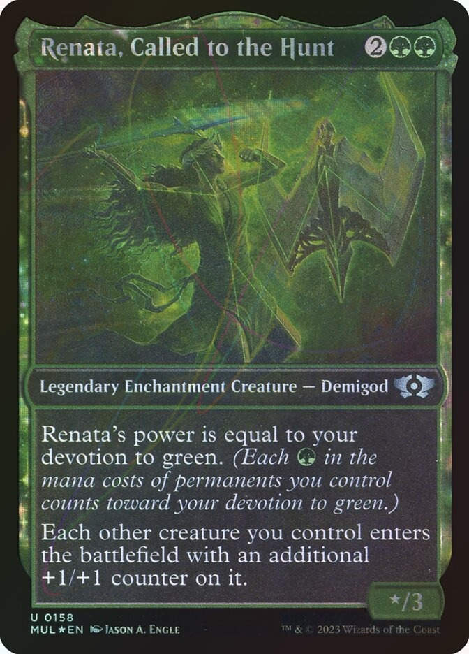 Renata, Called to the Hunt (MUL) (158) / Showcase / Halo Foil