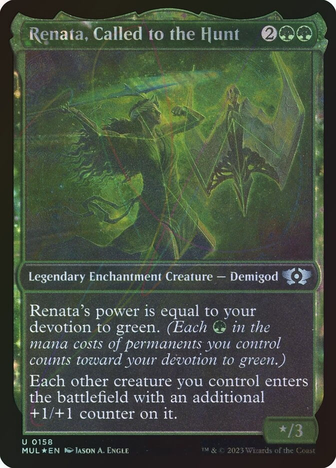 Renata, Called to the Hunt (MUL) (158) / Showcase / Halo Foil