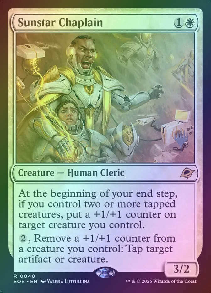 Sunstar Chaplain (PEOE) (40p) / Foil