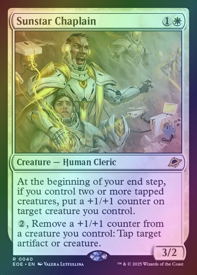 Sunstar Chaplain (PEOE) (40p) / Foil