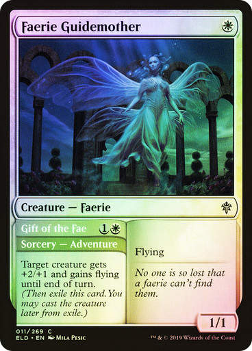 Faerie Guidemother // Gift of the Fae (ELD) (11) / Foil