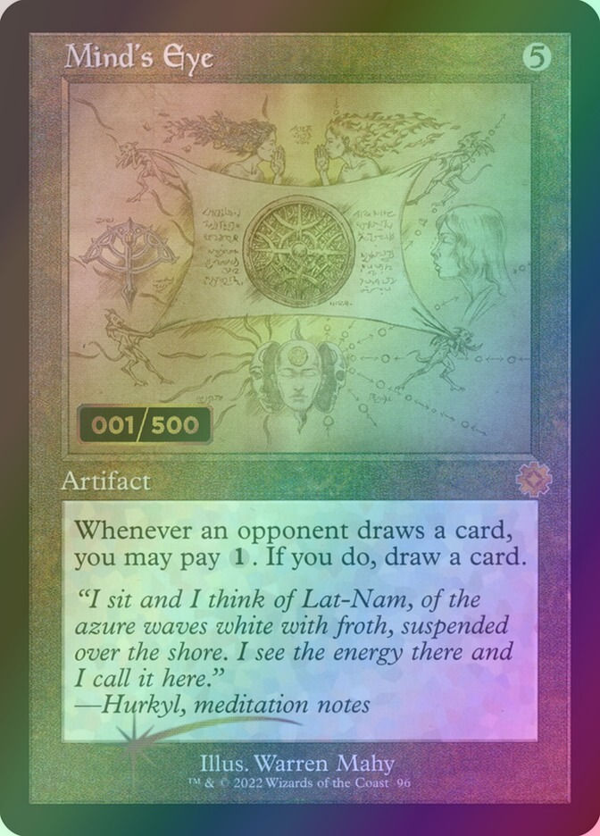 Mind's Eye (BRR) (96z) / Serialized