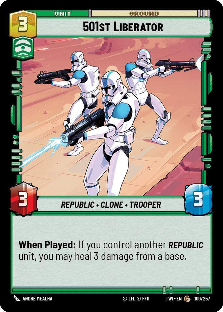 501st Liberator (TWI) (109/257) / Foil