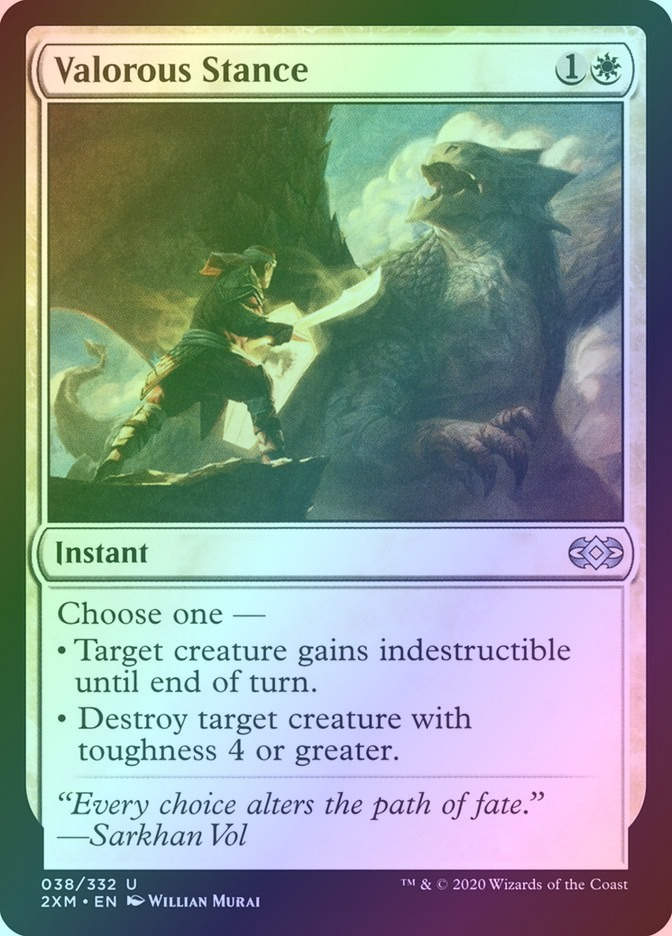 Valorous Stance (2XM) (38) / Foil