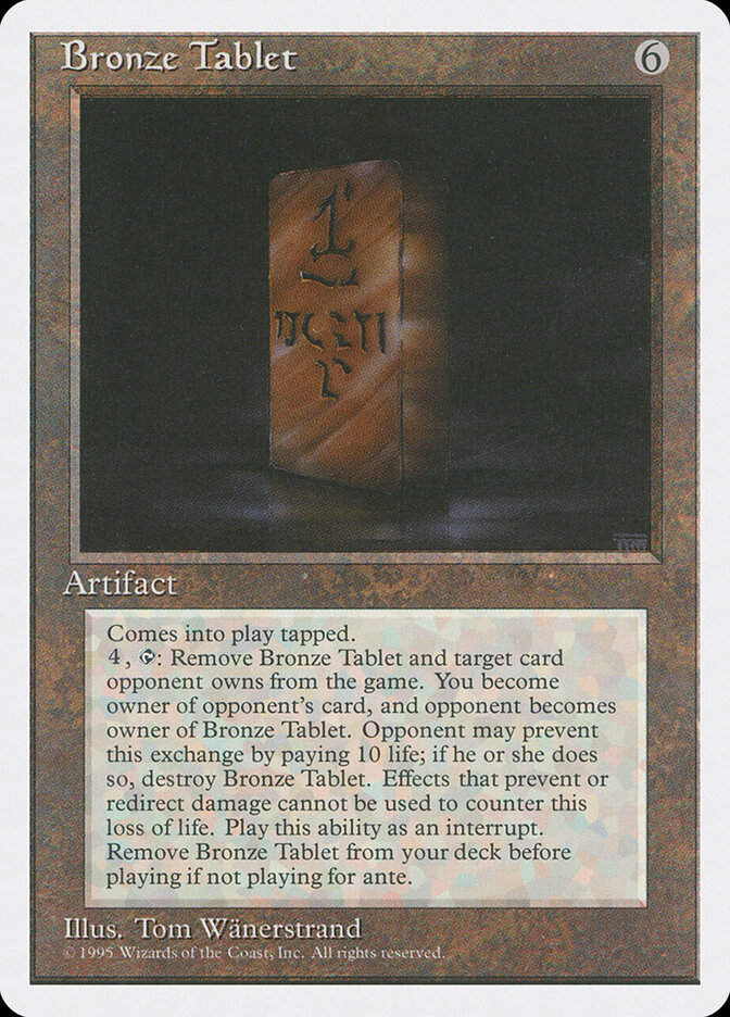 Bronze Tablet (4ED) (303)