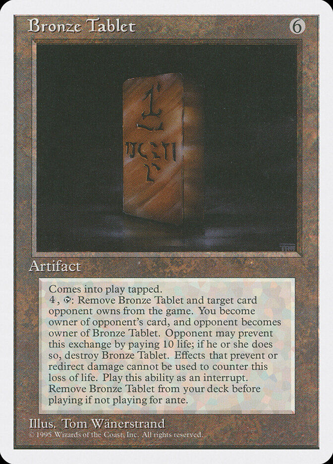 Bronze Tablet (4ED) (303)