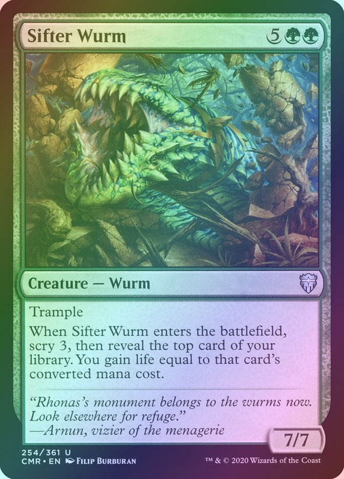 Sifter Wurm (CMR) (254) / Foil