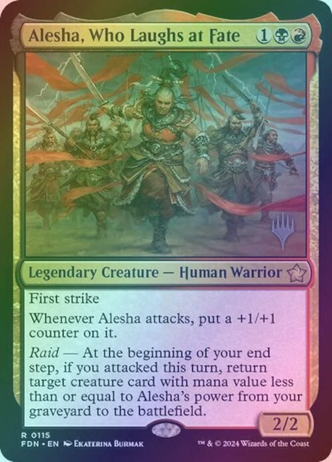 Alesha, Who Laughs at Fate (PFDN) (115p) / Foil