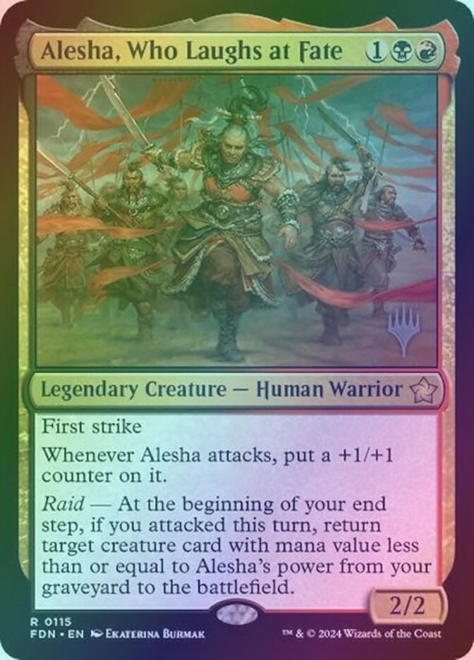 Alesha, Who Laughs at Fate (PFDN) (115p) / Foil