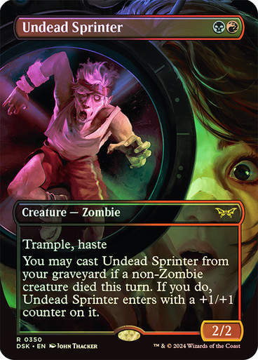 Undead Sprinter (DSK) (350) / Foil / Borderless