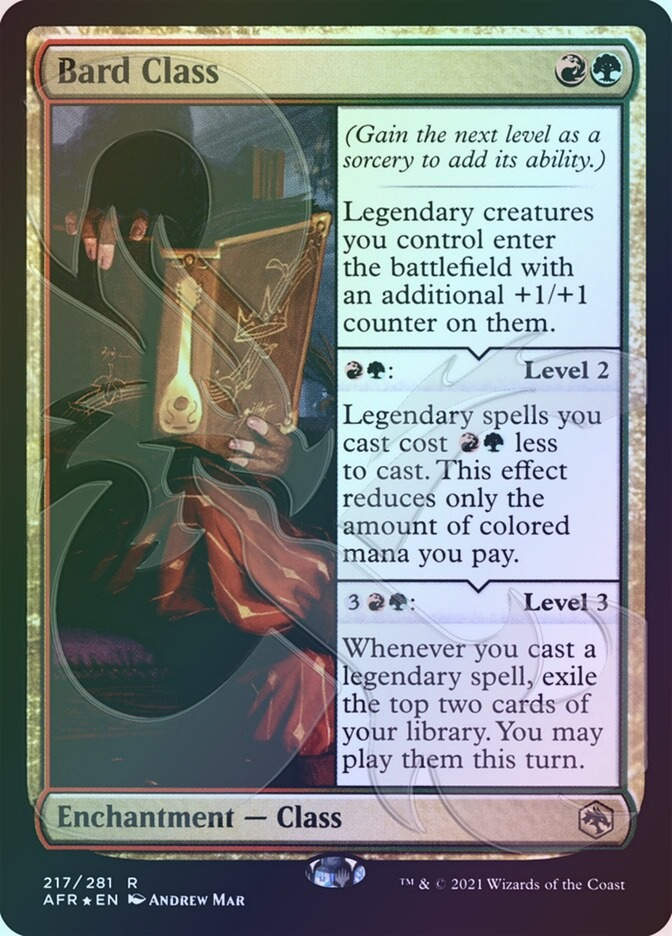 Bard Class (PAFR) (217a) / Embossed Foil