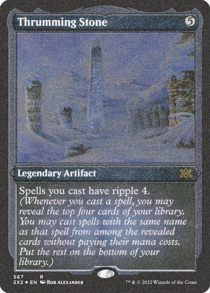 Thrumming Stone (2X2) (567) / Foil Etched