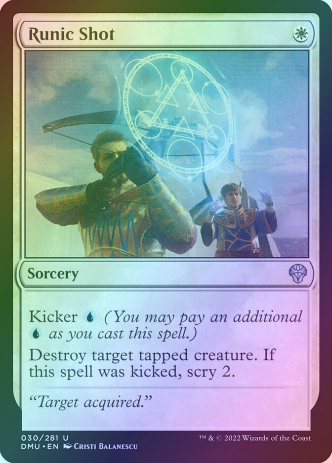 Runic Shot (DMU) (30) / Foil
