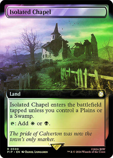 Isolated Chapel (pip) (500) / Extended Art Foil