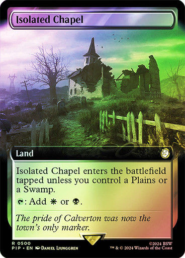 Isolated Chapel (pip) (500) / Extended Art Foil