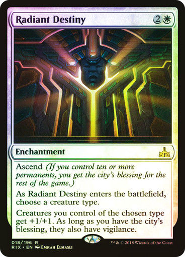 Radiant Destiny (RIX) (18) / Foil