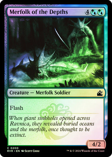 Merfolk of the Depths (rvr) (200) / Foil