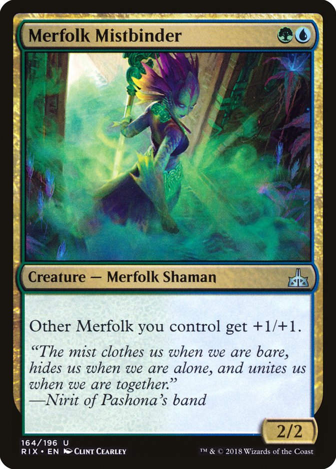 Merfolk Mistbinder (RIX) (164)